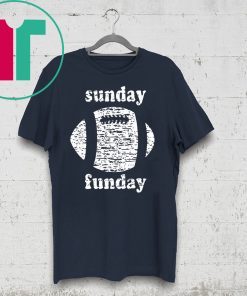 Sunday funday football shirt