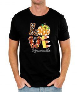 Sunflower love grandma halloween life shirt