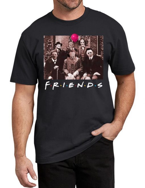Official Team Psychodynamics Horror Characters Friends Shirt ...