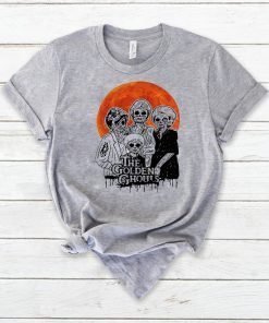 The Golden Ghouls Sunset Halloween Tee Shirt