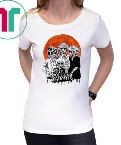 The Golden Ghouls Sunset Halloween Tee Shirt