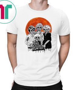 The Golden Ghouls Sunset Halloween Tee Shirt