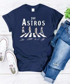 The astros houston astros signatures abbey road crosswalk shirt