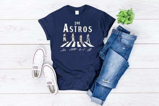 The astros houston astros signatures abbey road crosswalk shirt