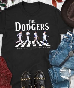 The dodgers signatures abbey road crosswalk shirt