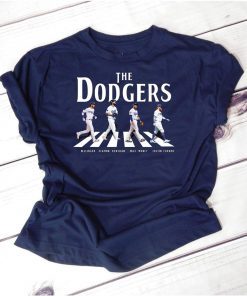 The dodgers signatures abbey road crosswalk shirt