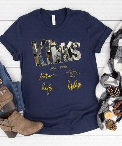 The kinks 1964-1996 signatures shirt