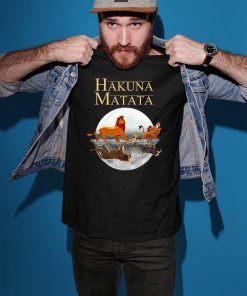The lion king hakuna matata simba timon and pumba reflection shirt