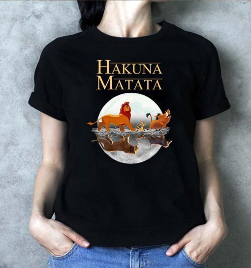 The lion king hakuna matata simba timon and pumba reflection shirt