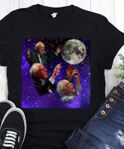 Three bernie sanders moon shirt