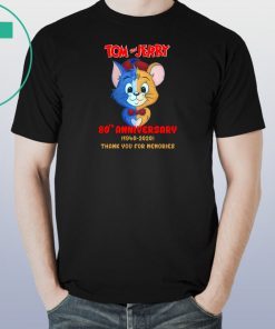 Tom and jerry 80th anniversary 1940-2020 thank you for the memories shirt