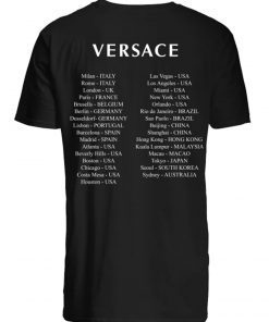 Versace china tee shirt hong kong