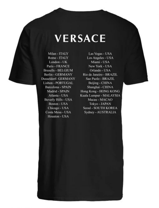 Versace china tee shirt hong kong