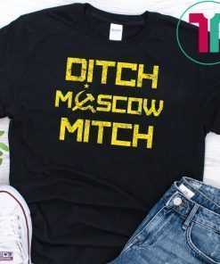 Vintage Ditch Moscow Mitch Funny Anti Trump Russia Soviet Kentucky Democrats Gift Tee Shirt