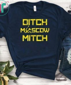 Vintage Ditch Moscow Mitch Funny Anti Trump Russia Soviet T-Shirt Kentucky Democrats Gift T-Shirt