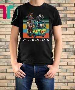 Vintage Friends TV Show Characters Horror Movies Shirt