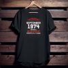 Vintage September Shirt 1974 Birthday Gift For 45 Yrs Old H1 T-Shirt