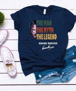 Vintage john wick the man the myth the legend keanu reeves signature shirt