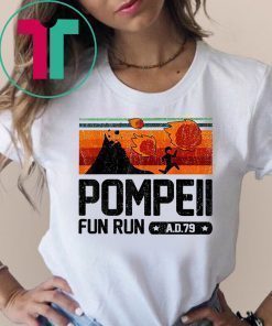 Vintage pompeii fun run AD 79 shirt