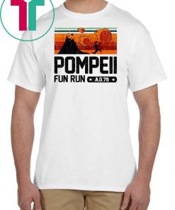 Vintage pompeii fun run AD 79 shirt