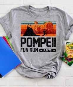 Vintage pompeii fun run AD 79 shirt