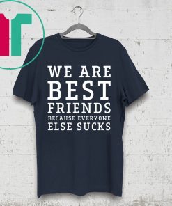 We are best friends because everyone else sucks shirt