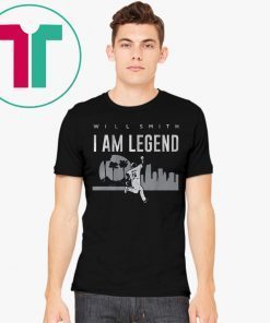 Will Smith T-Shirt - I Am Legend, Los Angeles, MLBPA Shirt
