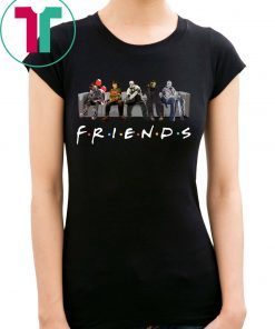 Funny Horror Characters Friends TV Show T-Shirt