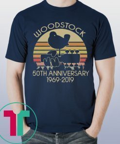 Woodstock 50th Anniversary 1969-2019 Vintage T-Shirt