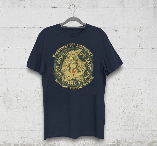 Woodstocks 50th Anniversary Peace Love T-Shirt