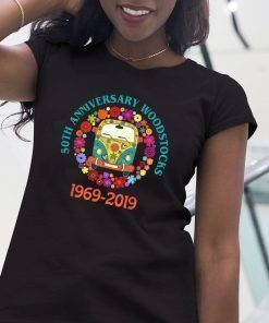 Woodstocks 50th anniversary 1969-2019 peace love shirt