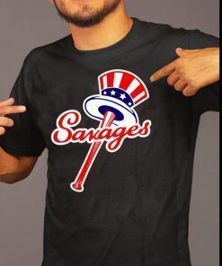 Mens Tommy Kahnle Yankees Savages America 2019 T-Shirt