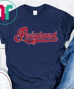 Yasiel Puig T-Shirt - Puigland, Cleveland, MLBPA