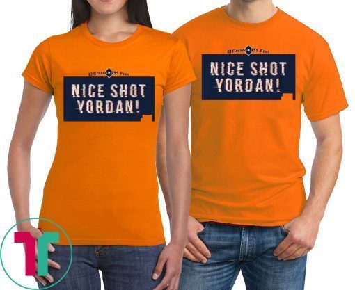 Yordan Alvarez Shirt - Nice Shot Yordan, Houston, MLBPA