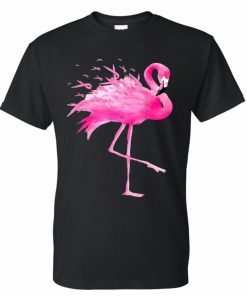 Flamingo Breast Cancer ribbon 2019 T-Shirt