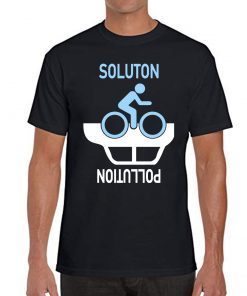 Buy Biking Is Solution To Pollution Shirt