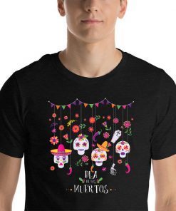 Dia De Los Muertos Funny Day of the dead Hanging skulls Unisex T-Shirt