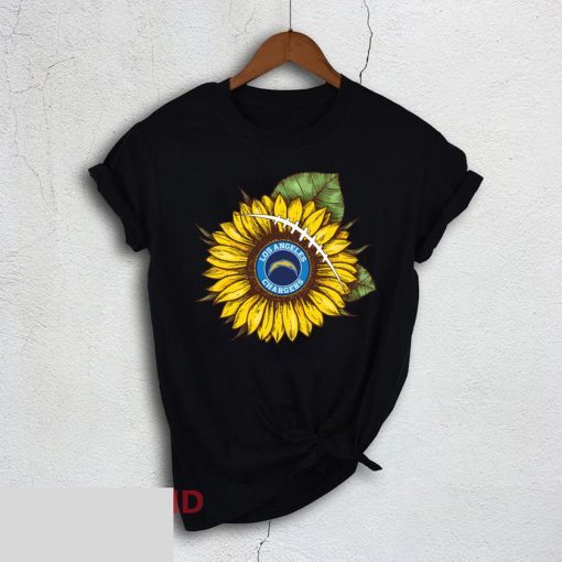 Sunflower Los Angeles Chargers Funny T-Shirt