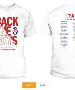 Back the Boys 2019 USA Rugby Players Squad T-Shirt