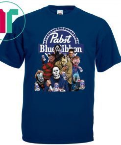 Horror Characters Pabst Blue Ribbon Limited Edition T-Shirt