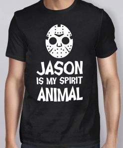 Jason Mask is my spirit animal Friday 13th Horror Halloween Classic T-Shirt