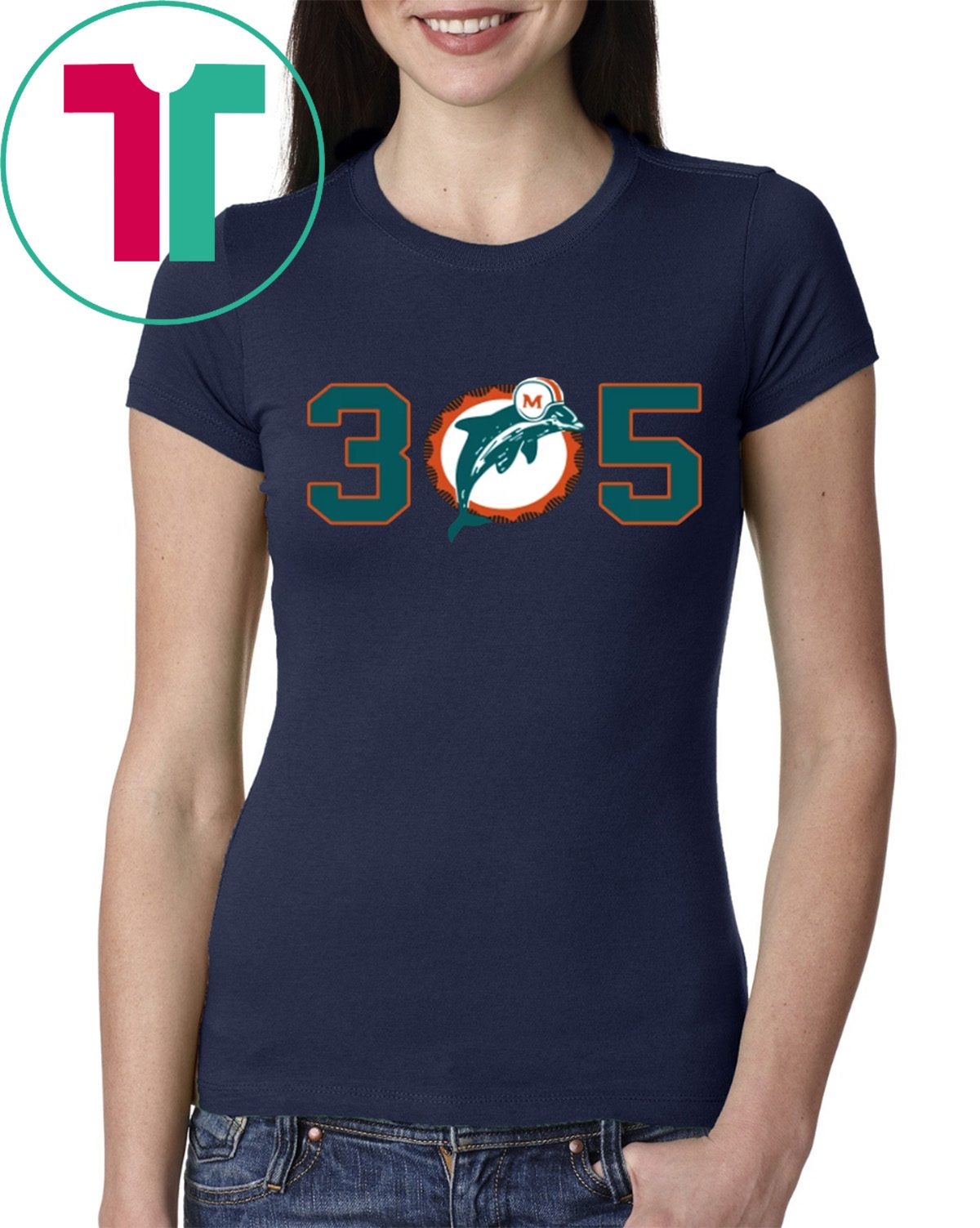 305 Miami Dolphins Shirt