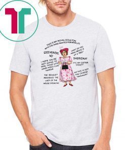 This is my Royal Doulton with the Hand-Painted periwinkles Classic T-Shirt