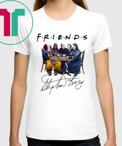 Womens Stephen King Horror Friends Signature T-Shirt