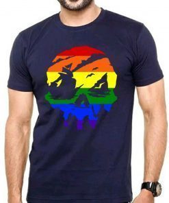 Sea of Thieves Skull Pride Rainbow For Mens Womens Kids T-Shirt