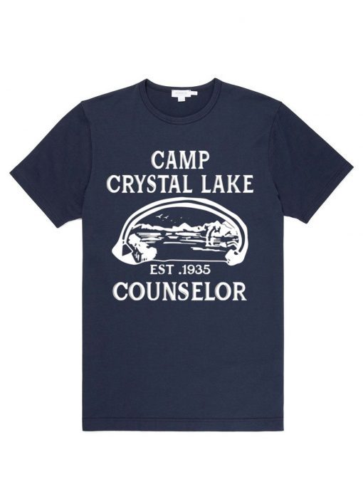 Camp Crystal Lake Camping Vintage Horror Novelty Classic T-Shirt