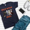 Chillin With My Creeps Vampire Halloween Skeleton Witch Unisex T-Shirt