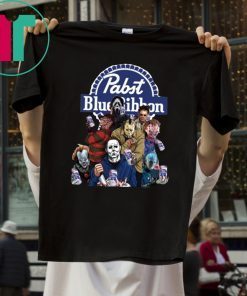Horror Characters Pabst Blue Ribbon Limited Edition T-Shirt