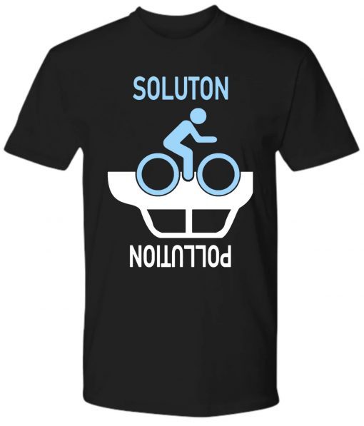 Buy Biking Is Solution To Pollution Shirt