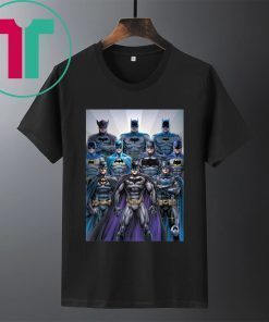 Official 80th Anniversary Batman Through The Decades Shirt